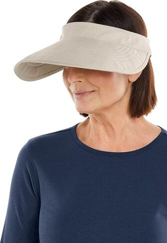 Coolibar UPF 50+ Women's Bel Aire Zip-Off Sun Visor - Sun Protective in Kuwait