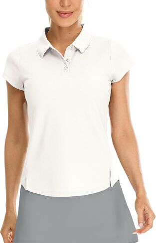 icyzone Women's Collared Golf Polo Shirts Short Sleeve Tennis Exercise T-Shirts in Kuwait