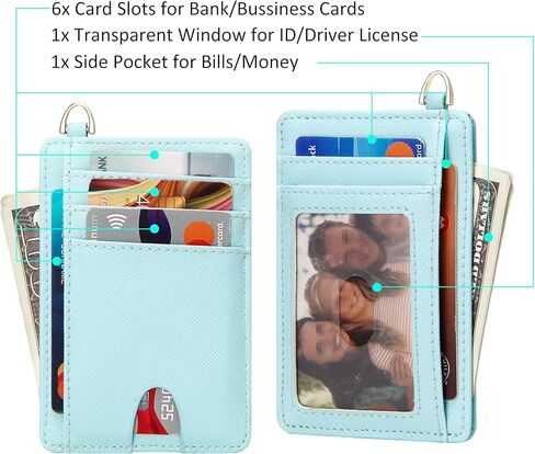 GEEAD Slim Minimalist Front Pocket RFID Blocking Card Holder Wallets for Men & Women in Saudi Arabia