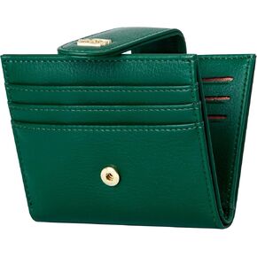 Badiya Small Wallets for Women Bifold Multi Card Case Wallet Slim Credit Card Holder with Zipper Coin Purse in Saudi Arabia