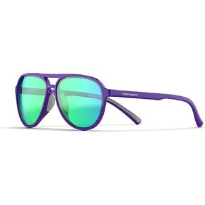 Lasiyanor Lightweight TAC Polarized Tinted Classic Vintage Retro 70s Sunglasses, TR-90 Frame for Women Men, UV 400 Protection