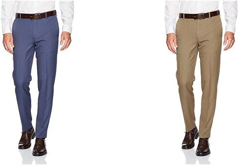 Van Heusen Men's Slim Fit Stretch Flat Front Traveler Pant in Saudi Arabia
