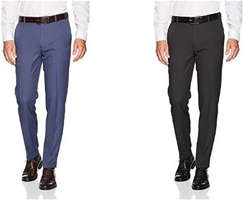 Van Heusen Men's Slim Fit Stretch Flat Front Traveler Pant in Saudi Arabia