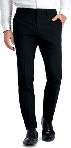 Haggar Men's 4-Way Stretch Ultra Slim Flat Front Dress Pant in Saudi Arabia