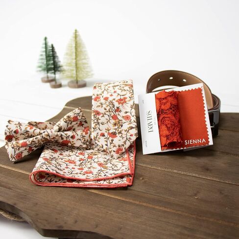 Spring Notion Men's Floral Necktie and Pocket Square Handkerchief Hanky Set in Kuwait