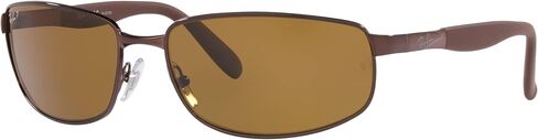 Ray-Ban Man Sunglasses Gunmetal Frame, Crystal Green Lenses, 61MM in Saudi Arabia