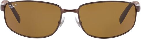 Ray-Ban Man Sunglasses Gunmetal Frame, Crystal Green Lenses, 61MM in Saudi Arabia