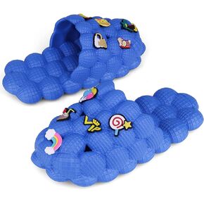 شرائح فقاعات Flyswiso للأطفال، شرائح كرة الجولف للأولاد والبنات، شبشب فقاعات ليتشي مضحك، غير قابل للانزلاق للأطفال على الشاطئ وحمام السباحة وغرفة النوم، صنادل الدش in Kuwait