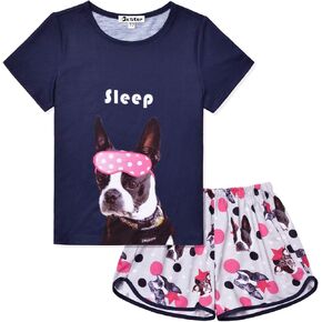 Jxstar Pajamas Sets for Girls Unicorn Pjs Little Kids Summer Cotton Sleepwear … in Saudi Arabia
