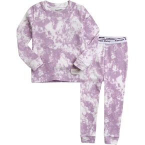 VAENAIT BABY 12M-12 Toddler Kids Boys Girls 100% Cotton Marbling Sung Fit Sleepwear Pajamas 2pcs Pjs Set