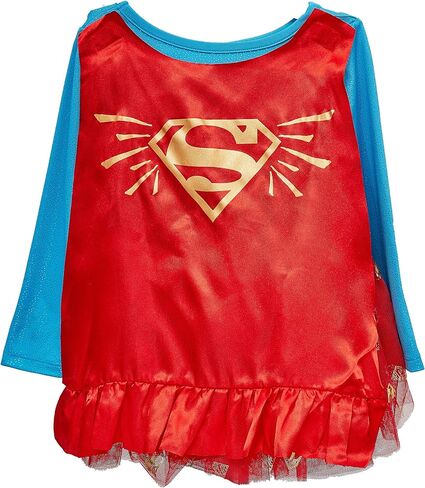 DC Comics Baby Girls Superhero Tutu Dress - Baby Girl Outfit with Removable Cape and Matching Headband in Saudi Arabia
