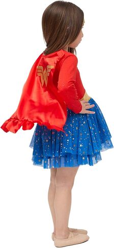 DC Comics Baby Girls Batgirl Costume Tutu Dress with Removable Cape and Matching Headband in Saudi Arabia
