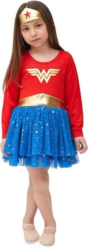 DC Comics Baby Girls Batgirl Costume Tutu Dress with Removable Cape and Matching Headband in Saudi Arabia