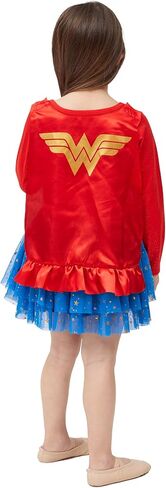 DC Comics Baby Girls Batgirl Costume Tutu Dress with Removable Cape and Matching Headband in Saudi Arabia