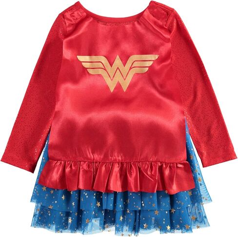 DC Comics Baby Girls Batgirl Costume Tutu Dress with Removable Cape and Matching Headband in Saudi Arabia