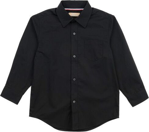 Leveret Kids & Toddler Boys Long Sleeve Uniform Cotton Dress Shirt Variety of Colors (Size 2-14 Years) in Kuwait