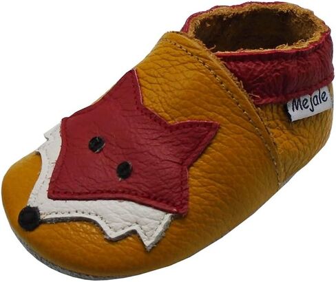 Mejale Baby Shoes Soft Sole Leather Moccasins Cartoon Butterfly Infant Toddler First Walker Slippers in Saudi Arabia