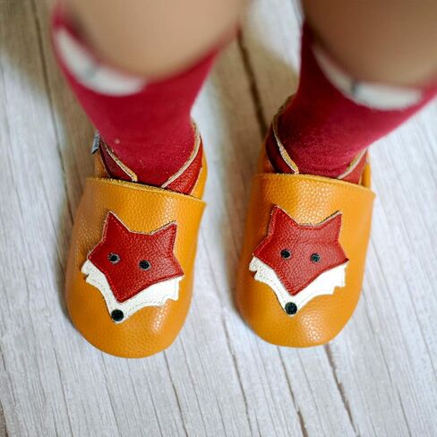 Mejale Baby Shoes Soft Sole Leather Moccasins Cartoon Butterfly Infant Toddler First Walker Slippers in Saudi Arabia