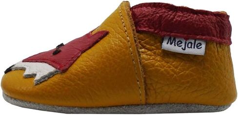 Mejale Baby Shoes Soft Sole Leather Moccasins Cartoon Butterfly Infant Toddler First Walker Slippers in Saudi Arabia
