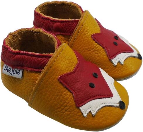 Mejale Baby Shoes Soft Sole Leather Moccasins Cartoon Butterfly Infant Toddler First Walker Slippers in Saudi Arabia