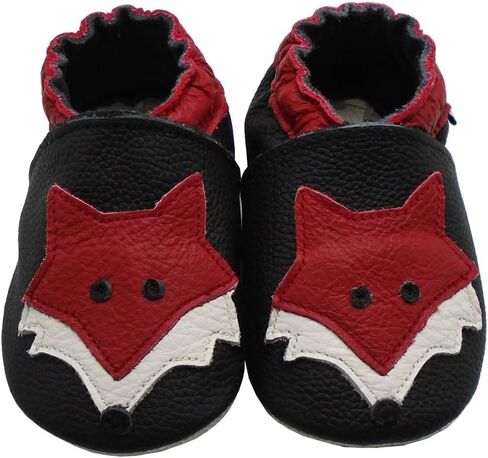 Mejale Baby Shoes Soft Sole Leather Moccasins Cartoon Butterfly Infant Toddler First Walker Slippers in Kuwait