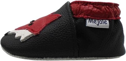 Mejale Baby Shoes Soft Sole Leather Moccasins Cartoon Butterfly Infant Toddler First Walker Slippers in Kuwait