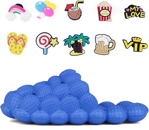 شرائح فقاعات Flyswiso للأطفال، شرائح كرة الجولف للأولاد والبنات، شبشب فقاعات ليتشي مضحك، غير قابل للانزلاق للأطفال على الشاطئ وحمام السباحة وغرفة النوم، صنادل الدش in Kuwait