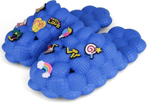 شرائح فقاعات Flyswiso للأطفال، شرائح كرة الجولف للأولاد والبنات، شبشب فقاعات ليتشي مضحك، غير قابل للانزلاق للأطفال على الشاطئ وحمام السباحة وغرفة النوم، صنادل الدش in Kuwait