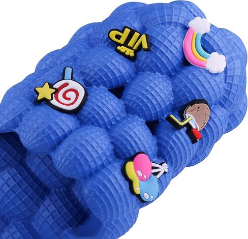 شرائح فقاعات Flyswiso للأطفال، شرائح كرة الجولف للأولاد والبنات، شبشب فقاعات ليتشي مضحك، غير قابل للانزلاق للأطفال على الشاطئ وحمام السباحة وغرفة النوم، صنادل الدش in Kuwait