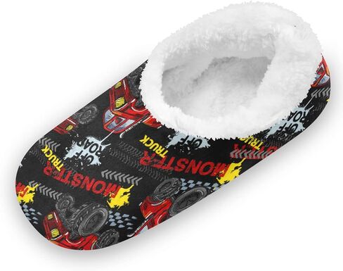 Ceiurey Kids Boys Girls Slippers Soft Memory Foam Indoor Toddler House Slipper Non Slip Spa Travel Household Shoes for Winter Home Bedroom Christmas Halloween Cow Car Duck Leopard.. in Saudi Arabia