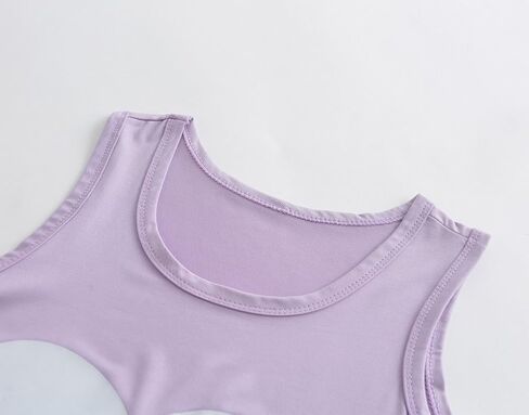 MyFav Big Kids Girls Sleeveless Sleepwear Hearts Shape Striped Pajama Nightgown in Saudi Arabia