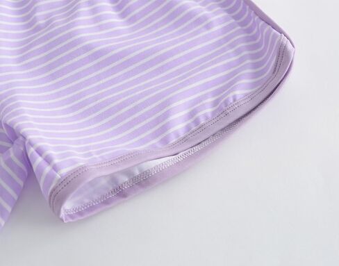 MyFav Big Kids Girls Sleeveless Sleepwear Hearts Shape Striped Pajama Nightgown in Saudi Arabia
