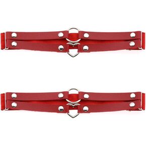 Adjustable Leg Garter O-Ring Heart Elastic Thigh Garters Belt for Women 2pcs in Saudi Arabia