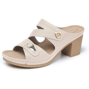 SHIBEVER Wedge Sandals for Women Heel: Platform Heels Sandal Dressy Summer
