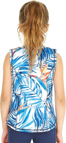 Girl's Hawaiian Athletic Sportswear Tank Top in Floral Patterns in Kuwait