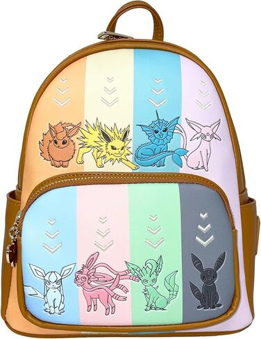 حقيبة كتف نسائية بحزام مزدوج من Loungefly Pokemon Eeveelutions in Kuwait
