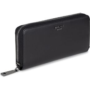 BERLINER BAGS Premium Genuine Leather Wallet Lyon, RFID Blocking Credit Card Holder, Clutch Purses for Women, Zip Around Wallet for 15 Cards and ID window, Bills, Coins - Black in Saudi Arabia