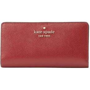 Kate Spade New York Staci Large Slim Bifold Wallet In Red Currant in Saudi Arabia