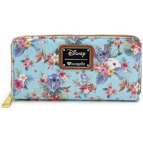 Loungefly Disney Stitch Tropical Floral Print Wallet in Kuwait
