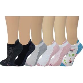 Motion Dr Women's Men 6pk Compression Low Cut Anklet Socks