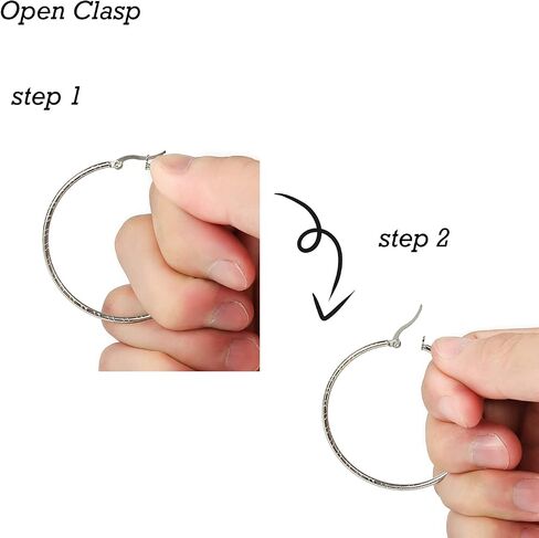 Jinxiuge 12 Pairs Gold Hoop Earrings Set Stainless Steel Twisted Round Small Chunky Hoop Earrings for Women Teen Girls in Kuwait
