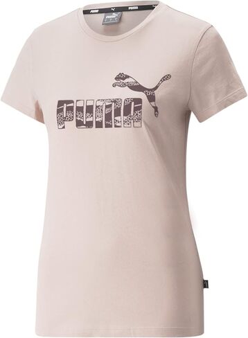 PUMA Women's Essentials+ Animal Logo Tee, Rose Quartz in Saudi Arabia