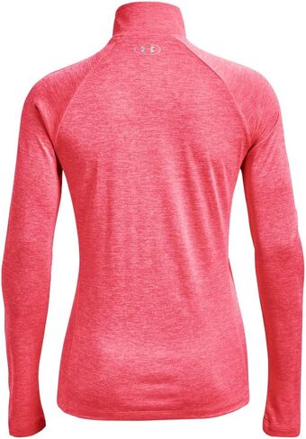 Under Armour Women's Tech Twist ½ Zip Long-Sleeve Pullover , Cerise (653)/Metallic Silver , Medium in Saudi Arabia