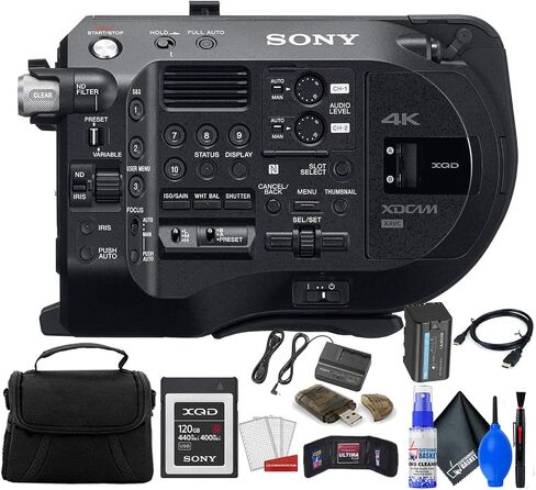 Sony PXW-FS7M2 XDCAM Super 35 Camera System () W/ 120GB Memory Card, Bag, Cleaning Kit, and More (Renewed) in Saudi Arabia