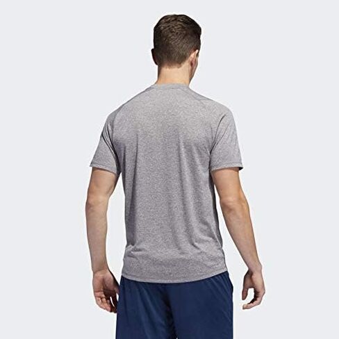 adidas Men's Freelift Sport V-neck Heather Tee in Saudi Arabia