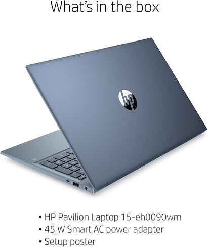 2020 HP Pavilion 15.6" FHD 1920 x 1080 Laptop AMD Ryzen 5 4500U 8GB SDRAM 512GB SSD Windows 10 Horizon Blue in Saudi Arabia