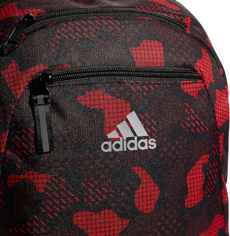 حقيبة ظهر adidas Foundation 6، لونين أبيض/أسود، مقاس واحد in Kuwait