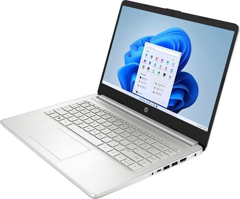 HP Laptop 14-dq2043cl, 14-Inches, Intel Core i3-1125G4 8 GB DDR4-3200 MHz RAM, 256GB SSD, Windows 10 Home, (1920 x 1080) Intel UHD Graphics, Natural Silver 383K9UA#ABA in Saudi Arabia