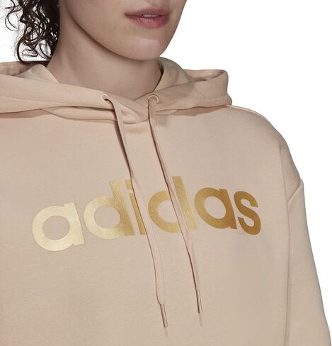 سترة صوفية للنساء من adidas Essentials مقاس كبير، هالو بلاش/ذهبي ميت، مقاس كبير… in Kuwait