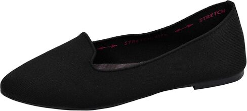 Skechers Women's Cleo-Sherlock-Engineered Knit Loafer Skimmer Ballet Flat in Saudi Arabia